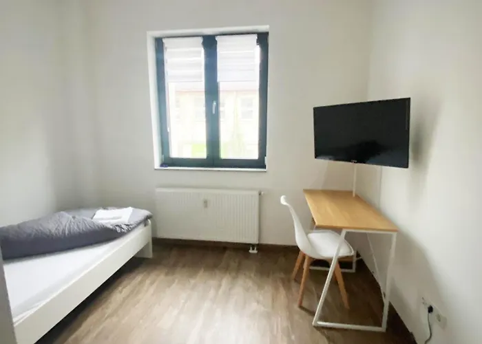 Bielefeld City Apartments - Komfortable Einzelzimmer Und Doppelzimmer - Moderne Badezimmer, Schnelles Wlan, Self-Check-In דירה בילפלד