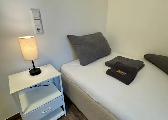 Apartmán Bielefeld City Apartments - Komfortable Einzelzimmer Und Doppelzimmer - Modernes Badezimmer, Schnelles Wlan, Self-Check-In *